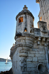 Belem Tower , famous attraction in Lisbon Portugal