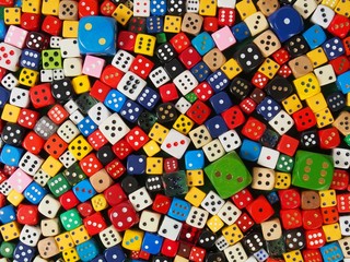 Cube dice collection