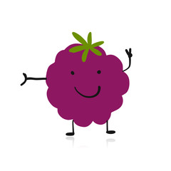 Blackberry, funny character for your design