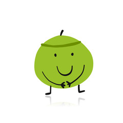 Coconut, funny character for your design