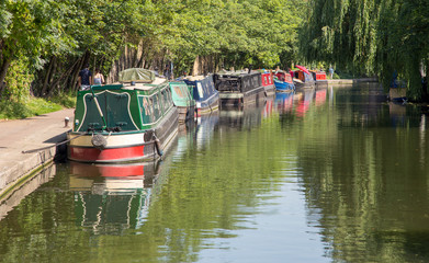 At Regents Canal, London