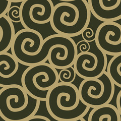 Spiral square seamless pattern