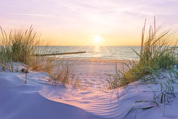 Foto auf Acrylglas Sonnenuntergang an der Ostsee © ThomBal