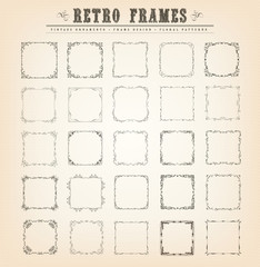 Vintage Old-Fashioned Frames