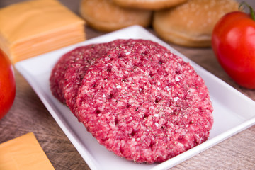 Rindfleisch Patties für Hamburger