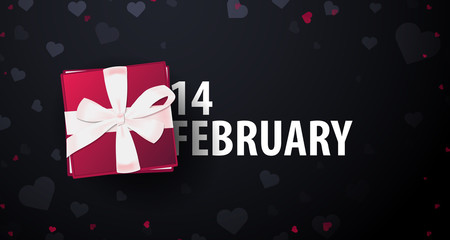 Valentines day sale background. Wallpaper, flyers, invitation, posters, brochure, voucher, banners. Vector illustration.