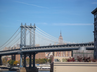 View from the Brooklyn Bridge in 2009