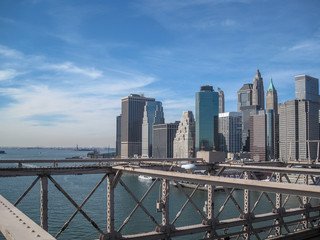 View from the Brooklyn Bridge in 2009