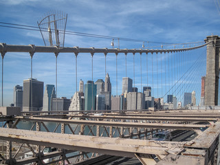 View from the Brooklyn Bridge in 2009