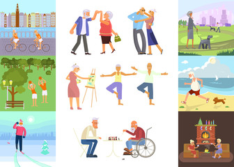 Retired elderly senior 