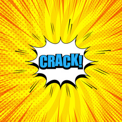 Comic page orange background