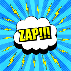 Obraz premium Comic page bright template