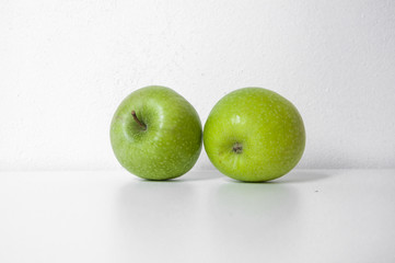 Set of mixed fruit, isolated background