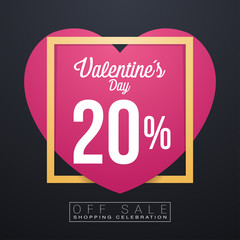 Valentine day sales, special offers and discounts
