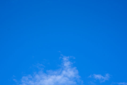 Blue sky clouds background. Beautiful white cloud on blue sky background