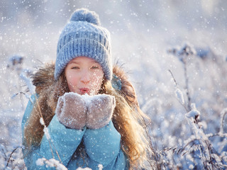 Child at winter