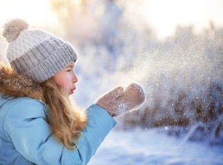 Child at winter