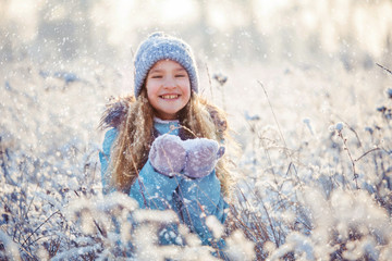 Child at winter