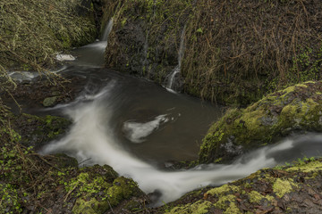 Lucinskosvatoborske waterfalls near Carlsbad spa town