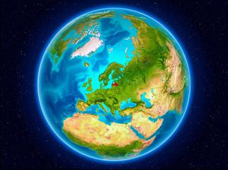 Latvia on Earth