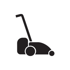 lawn mower icon illustration