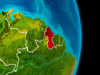 Guyana on Earth