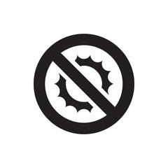 no brightness icon illustration