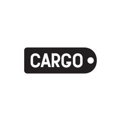 cargo tag icon illustration
