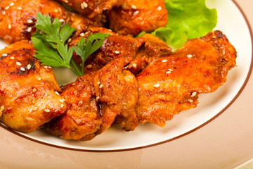 Teriyaki thighs