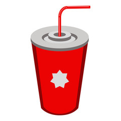Isolated soda icon