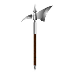 Isolated axe illustration