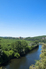 Fototapeta na wymiar River Dordogne in France