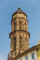 Fototapeta na wymiar Tower of the St. Jacobi church in Gottingen