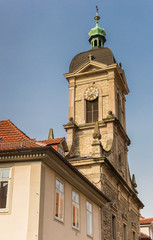 Fototapeta na wymiar Tower of the St. Michael church in Gottingen