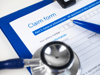 Health insurance claim form