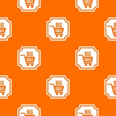 Big sale sticker pattern seamless