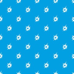 Nucleate explosion pattern seamless blue