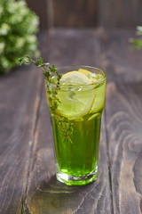 summer lemonade with berries