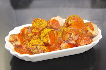 Portion Currywurst