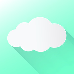 cloud icon isolated on background