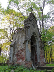 Fototapeta na wymiar Great Cemetery - Riga, Latvia