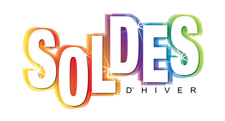 SOLDES D'HIVER multicolore transparent