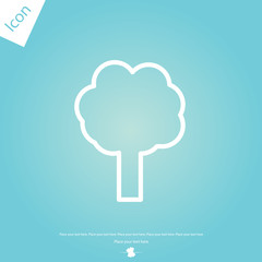 Tree line icon