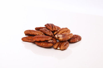 pile of  nuts - symbols of jewish holiday Tu Bishvat