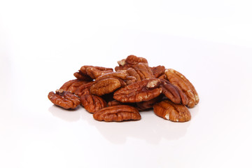 pile of nuts - symbols of jewish holiday Tu Bishvat