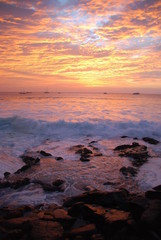 Fototapeta na wymiar Sonnenuntergang auf Big Island