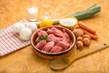 ingredients of the stew