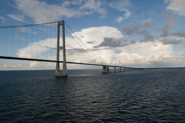 Fototapeta na wymiar Öresundbrücke zwischen Dänemark und Schweden