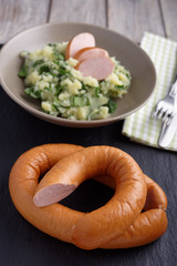 Rookworst sausage and Stamppot