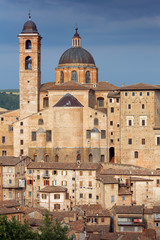 Fototapeta na wymiar Old town of Urbino, Italy